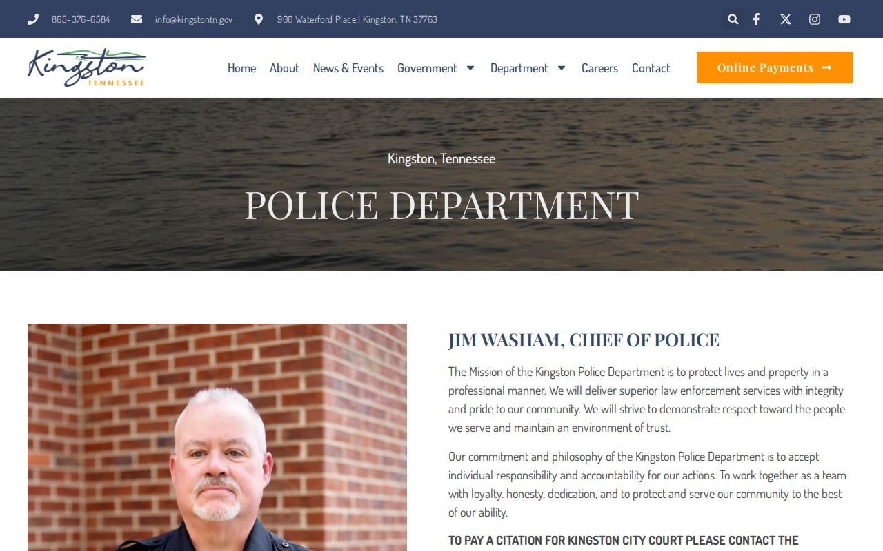 Kingston recent arrests police department source