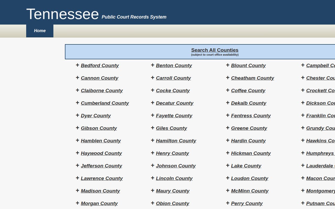 Roane County arrest court record search